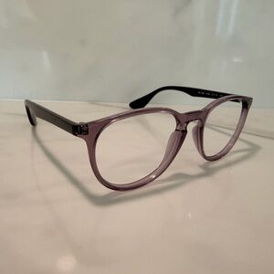 Ray-Ban RB7046 8139 51-18-140 PURPLE BROWN EYEGLASSES Women’s Frames No Lenses
